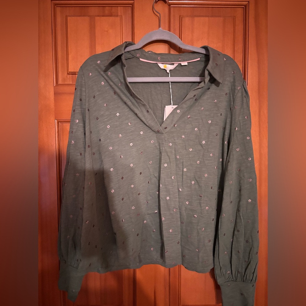 NWT Boden women’s cotton long sleeve top - Picture 6 of 10